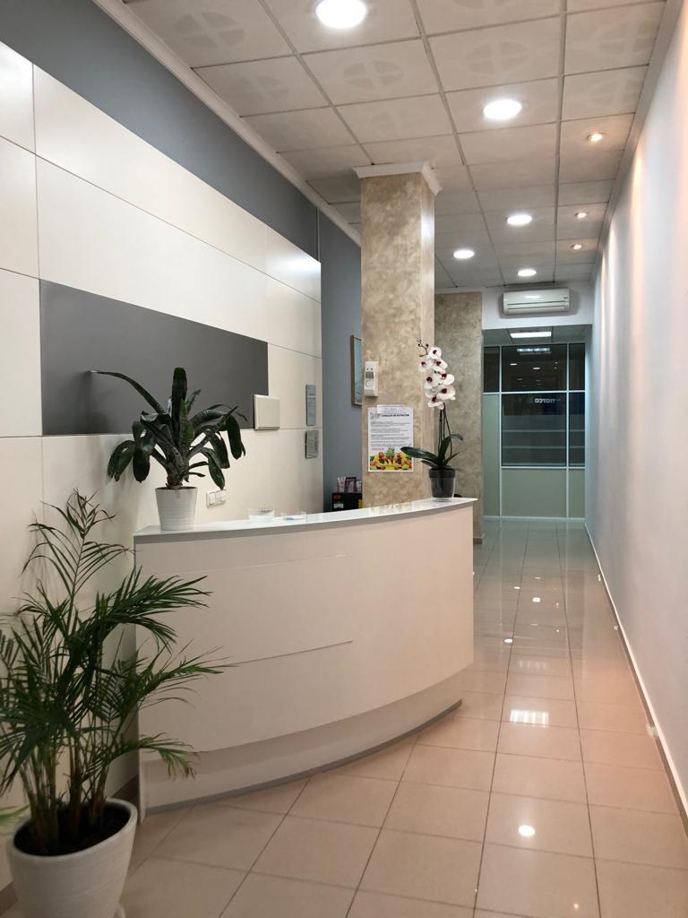 Recepción de la Clínica Podológica La Pobla